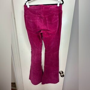 We The Free By Free People Pink/Purplish Penny Retro Corduroy Flare Pants 31